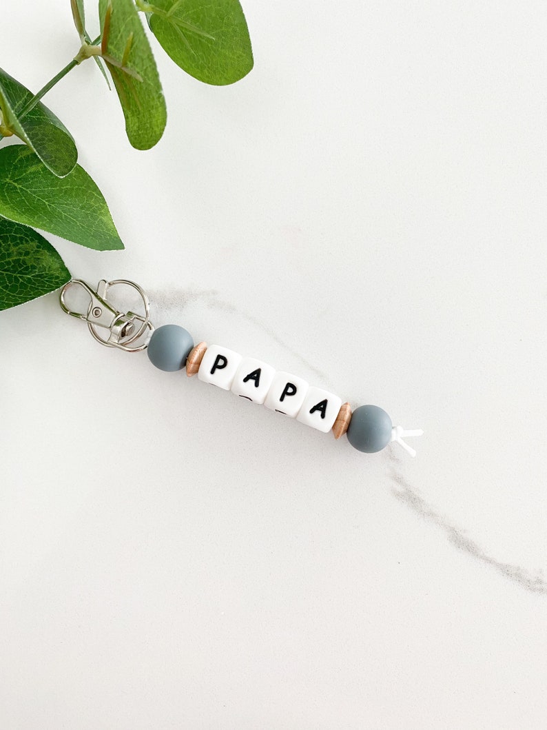 Fathers Day Gift, Dad Keychain, Papa keychain, Gift for Dad,Step Dad Gift, Birthday Gift for Dad, Bonus Dad Gift, Camo Keychain image 3