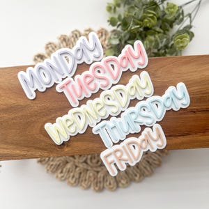 Days of the Week Magnets, Daily Schedule Whiteboard Magnets, Teacher Classroom Organization, Cute Classroom Decor