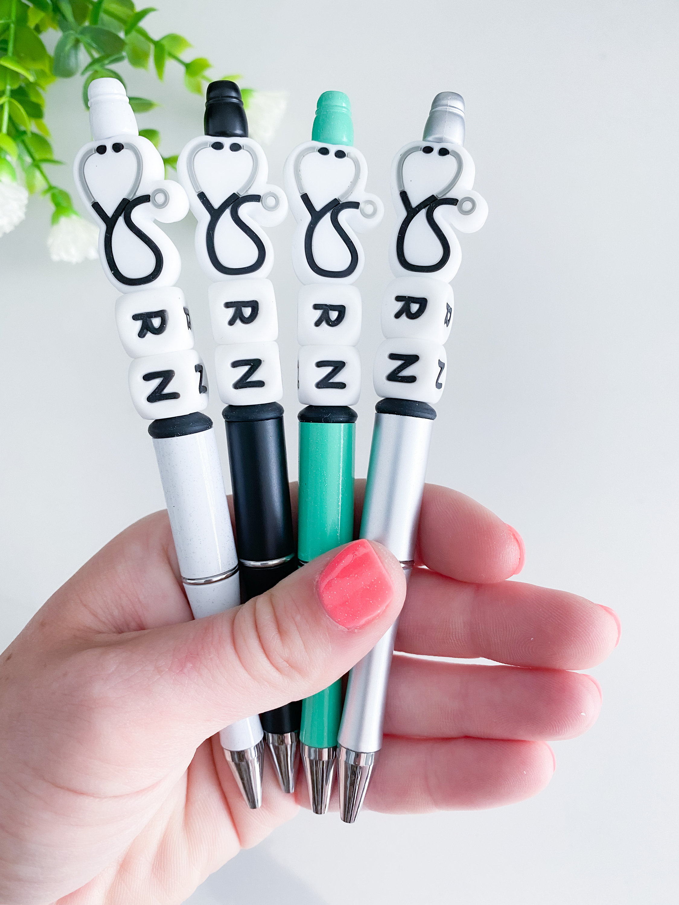 Designer Beaded pens Nurse