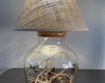 Glas Lampe Strandgut