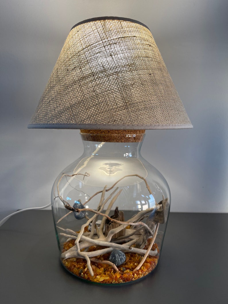 Glass lamp flotsam and jetsam image 1