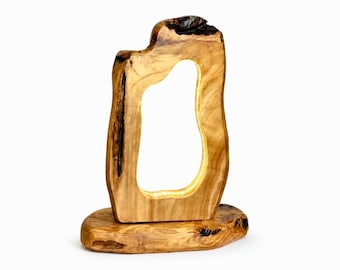 Wooden lamp with LED 3