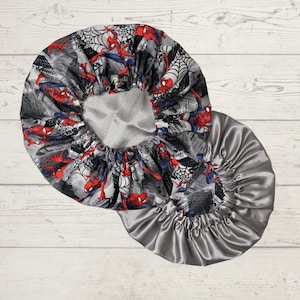 Spider Man Satin Lined Bonnet