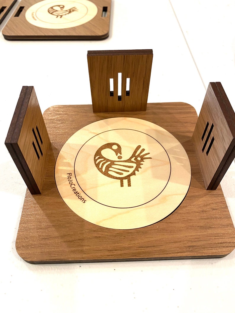 Iconic Symbols coasters.