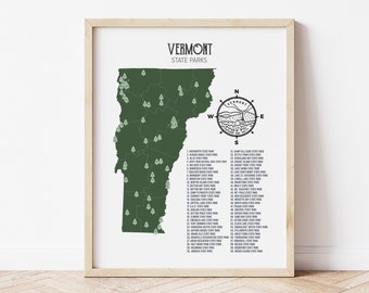 Vermont State Parks Map