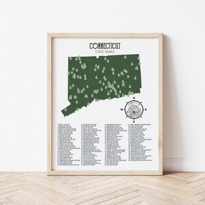 Connecticut State Park Map