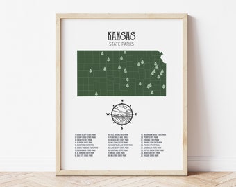 Kansas State Parks Map