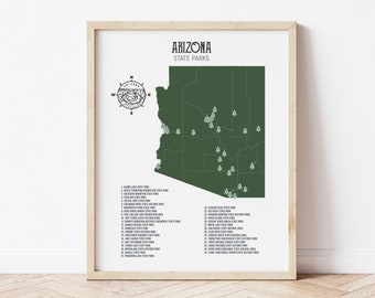 Arizona State Parks Map