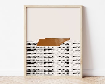 Tennessee Boho Wall Art Map