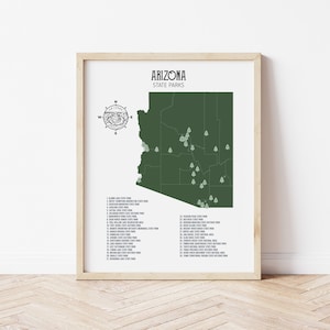 Arizona State Parks Map