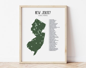 New Jersey State Parks Map