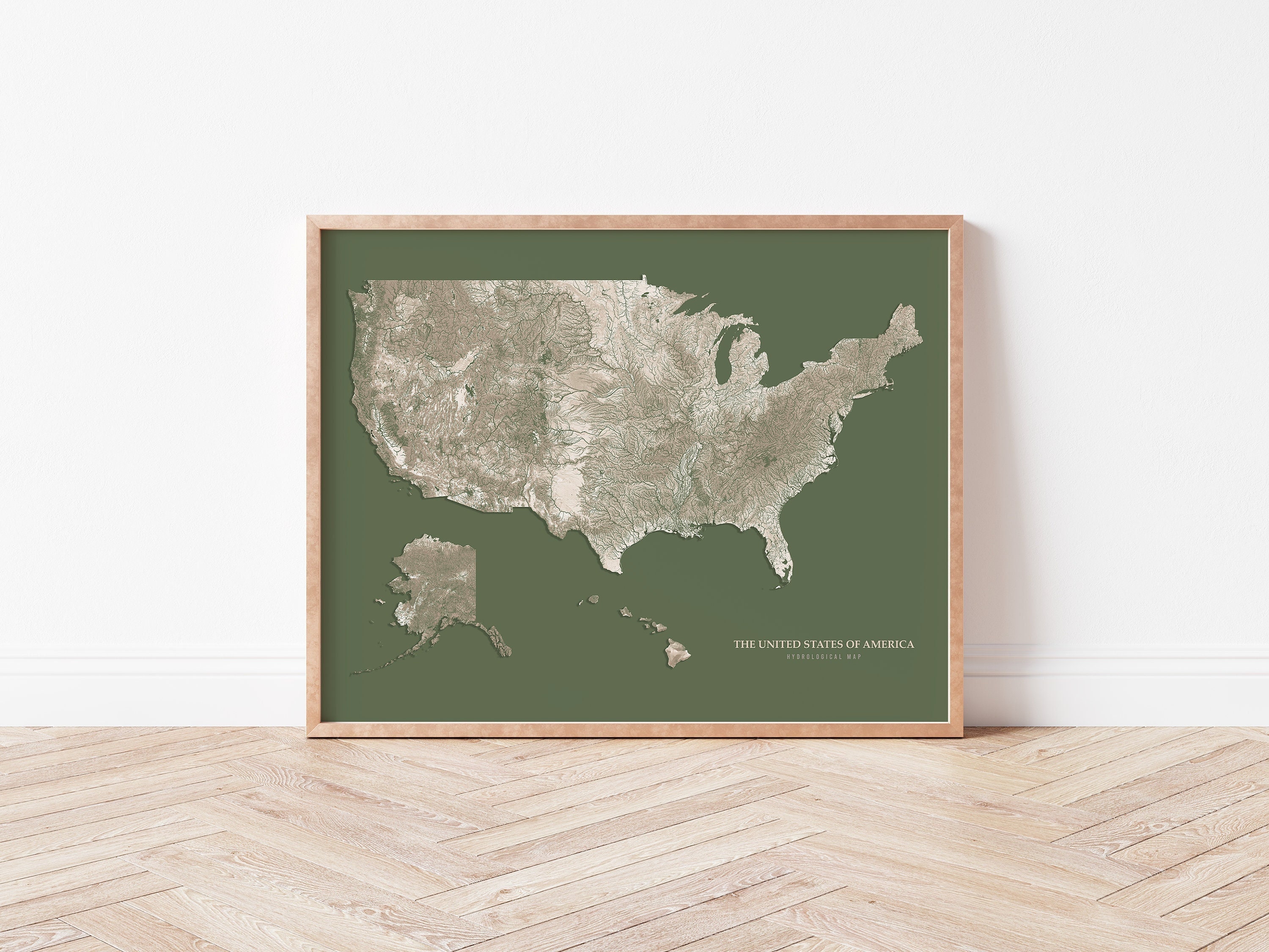 United States Hydrological Map - Il Fullxfull.3756952139 Oa0m