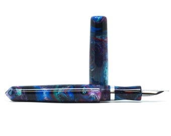 Across The Universe Skye Loft Bespoke Fountain Pen - Bock or JoWo #6 Nib, Gift Box