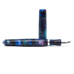 Across The Universe Skye Loft op maat gemaakte vulpen - Bock of JoWo #6 penpunt, geschenkdoos