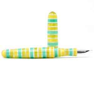 Caribbean Island Canterbury Loft op maat gemaakte vulpen - Bock of JoWo #6 penpunt, geschenkdoos