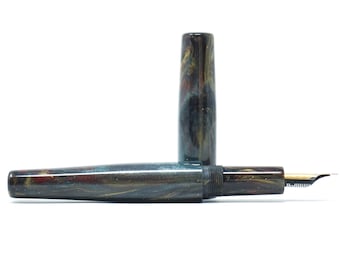 Carin Nebula 3 Langley Loft Bespoke Fountain Pen - Bock or JoWo #6 Nib, Gift Box
