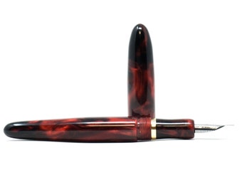 Crimson Sky Winchester XL Loft Bespoke Fountain Pen JoWo/Bock #6