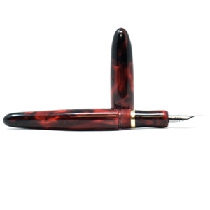 Crimson Sky Winchester XL Loft op maat gemaakte vulpen JoWo/Bock #6