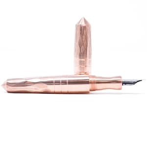 Copper (&#39;Rose Gold&#39;) Spreadbury XL Grand Loft Bespoke Fountain Pen - Bock or JoWo #6 Nib, Gift Box