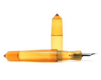 Ultem Spreadbury XL Super Custom #8 Loft Bespoke Fountain Pen - Bock #8 (NO NIB), Gift Box