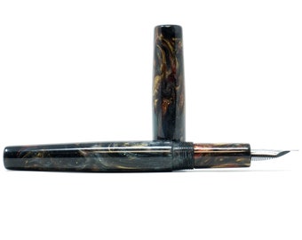 Carin Nebula Wiltshire Loft Bespoke Fountain Pen - Bock or JoWo #6 Nib, Gift Box