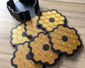 James Webb Space Telescope NASA JWST - Coasters Set of 4 or 6 with Holder