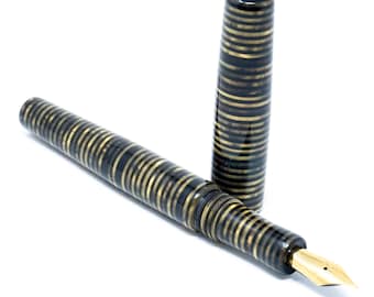Tribute to 'Parker Vacumatic' Golden Loft Bespoke Fountain Pen JoWo/Bock #6