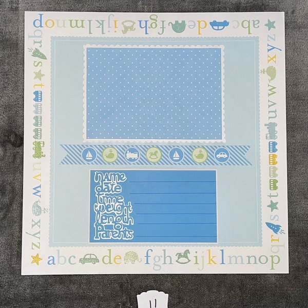 Baby Boy Photo Album Etsy