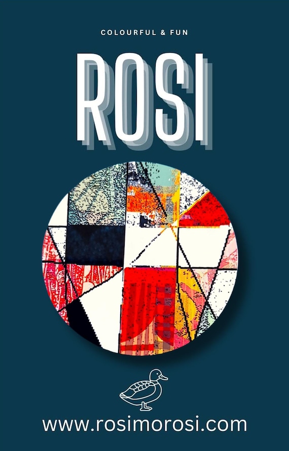 Colourful Brooch - Wearable Art - Statement Piece