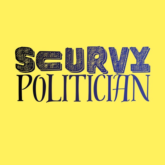 Shakespeare Insults Card - Scurvy Politician