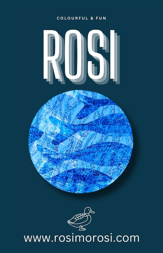 Colourful Brooch - Wearable Art - Statement Piece - Semi-abstract Fish