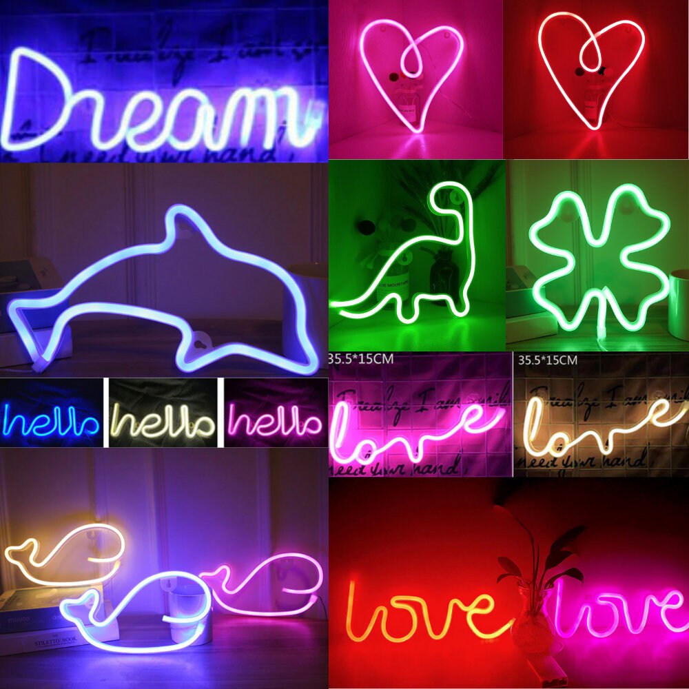 NEW Neon Signs led sign neon butterfly Among Us unicorn Etsy