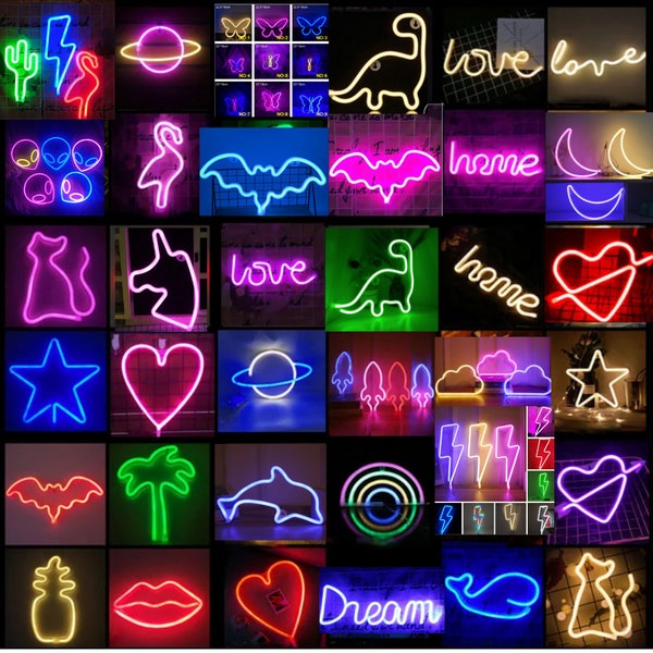 Neon Art Etsy
