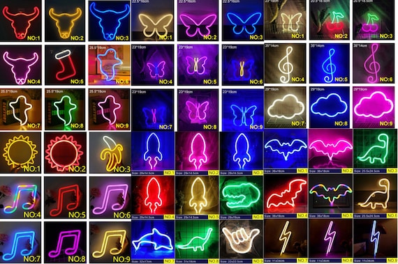 Neon Light sign, LED Sign, Lights for Wall Mount Decoration, Night-Light for Bedroom, kid room, neon bar sign, neon light