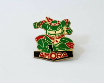 Vintage Pin - Ninja Turtle Pines - Collectible Cartoon Brooch