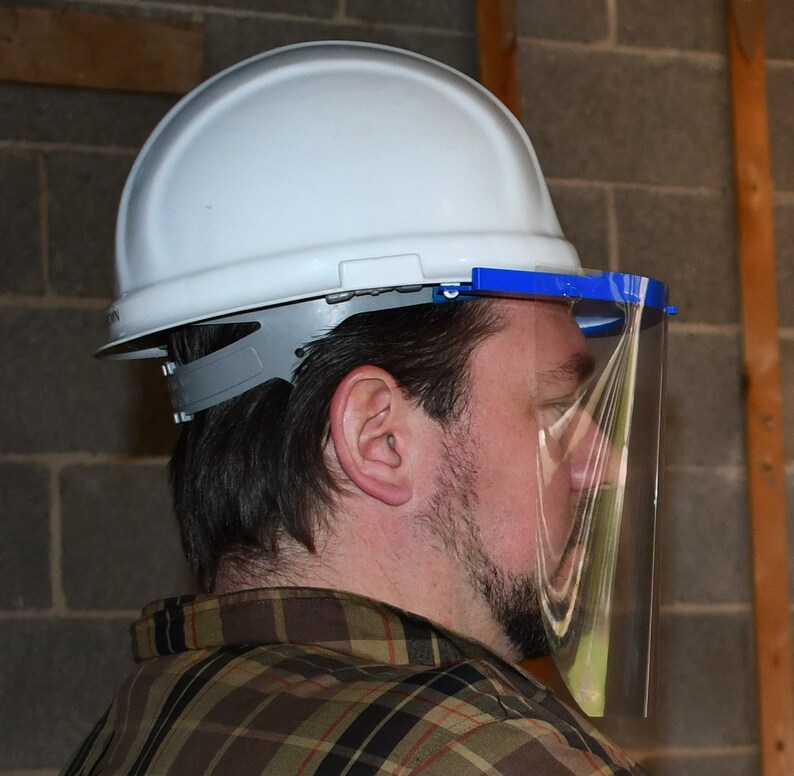Face Shield for Hard hats Etsy