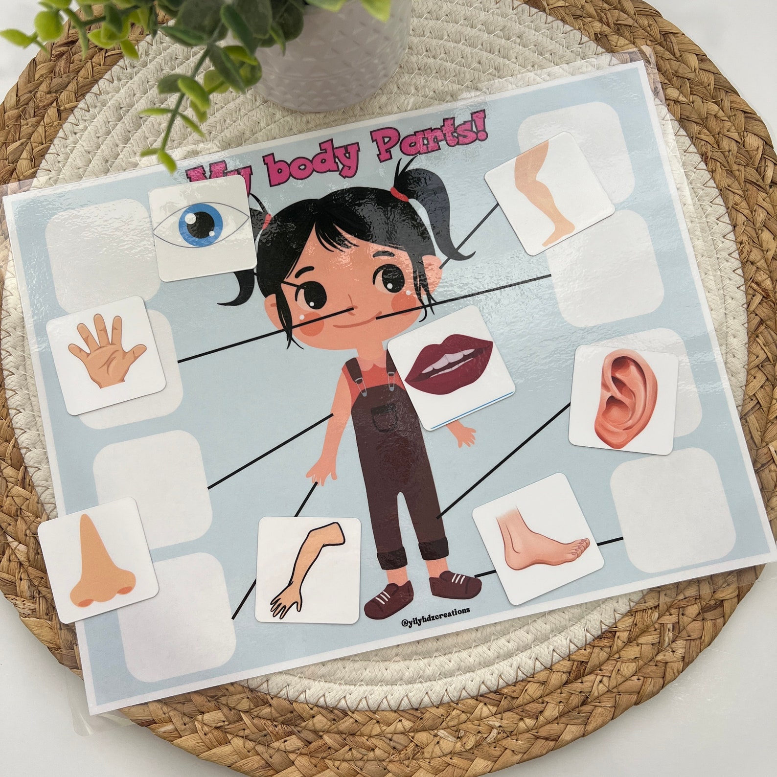Body Parts Matching Activity - Body Parts Matching Activity Printable ...