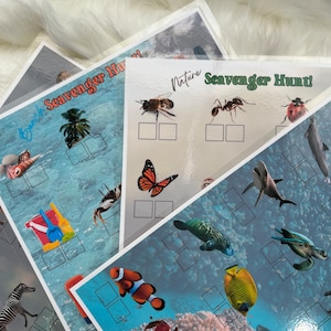 Schnitzeljagd - Schatzsuche - Schnitzeljagd Spiel - Natur Schnitzeljagd für Kinder - Schatzsuche Outdoor - Printable Schnitzeljagd