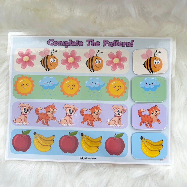 Preschool Pattern Making Preschool Printable Pattern Worksheet ...