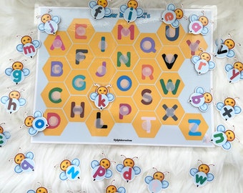 Alphabet Matching Printable - Alphabet Matching Activity -  Uppercase & Lowercase Activity - Alphabet Sorting Activity - Alphabet Matching