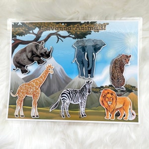 Shadow Matching Animals - Shadow Matching Activity - Animals Printable - Animal Matching - preschool Activities - Instant Download