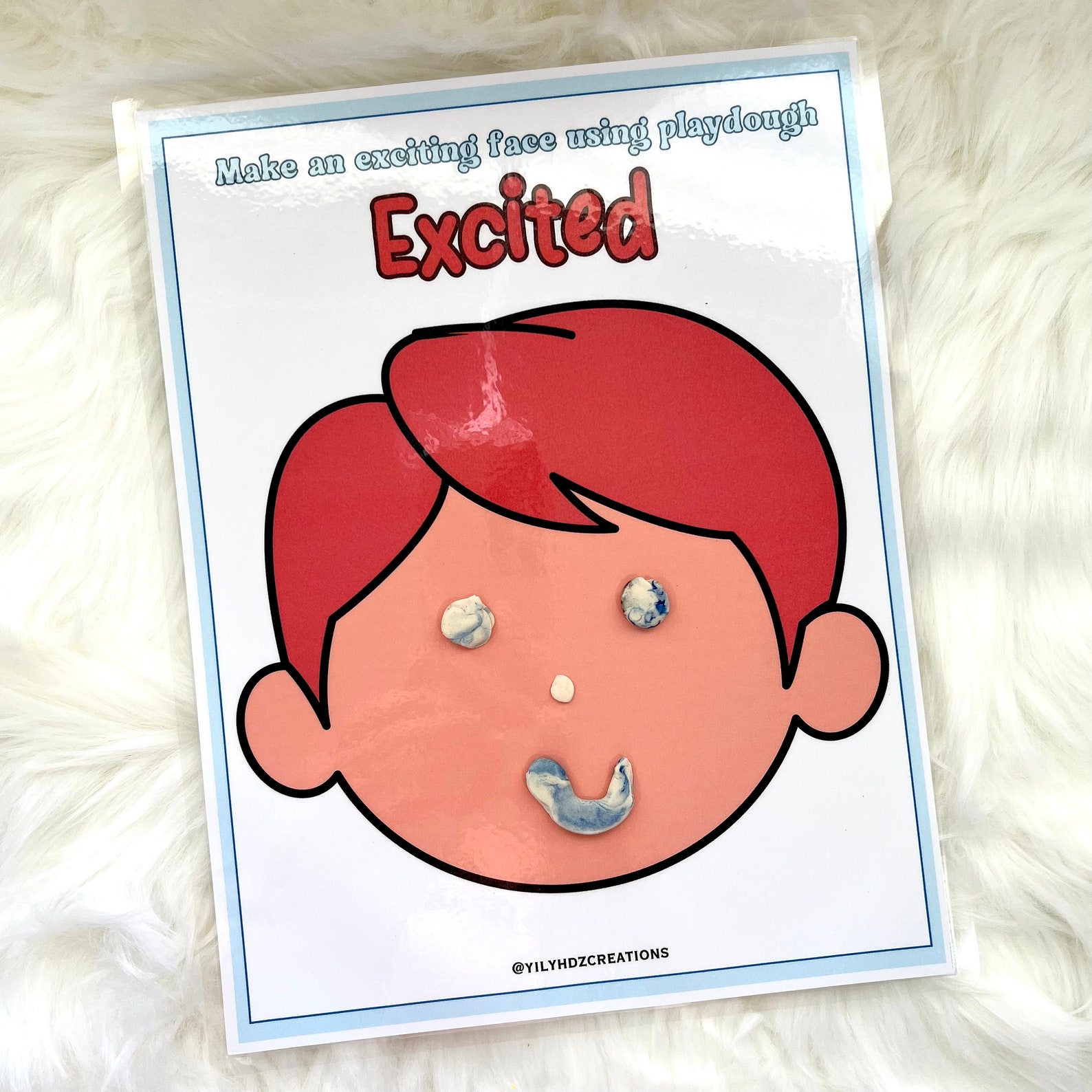 Printable Playdough Activity - Playdough Mats - Playdough Activity ...