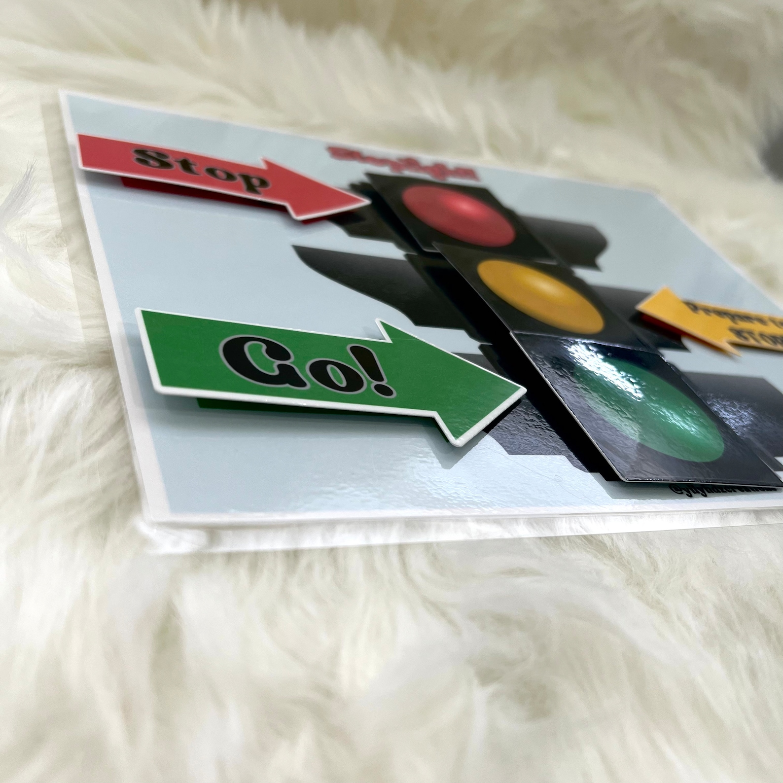 Preschool Busy Book Traffic Light Activity Traffic Light Etsy