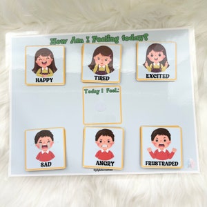 Emotion Faces - Emotion Faces Printables - Kids Feelings Printable - Kids Emotions Printable - Kindergarten Activity - Circle Time Activity