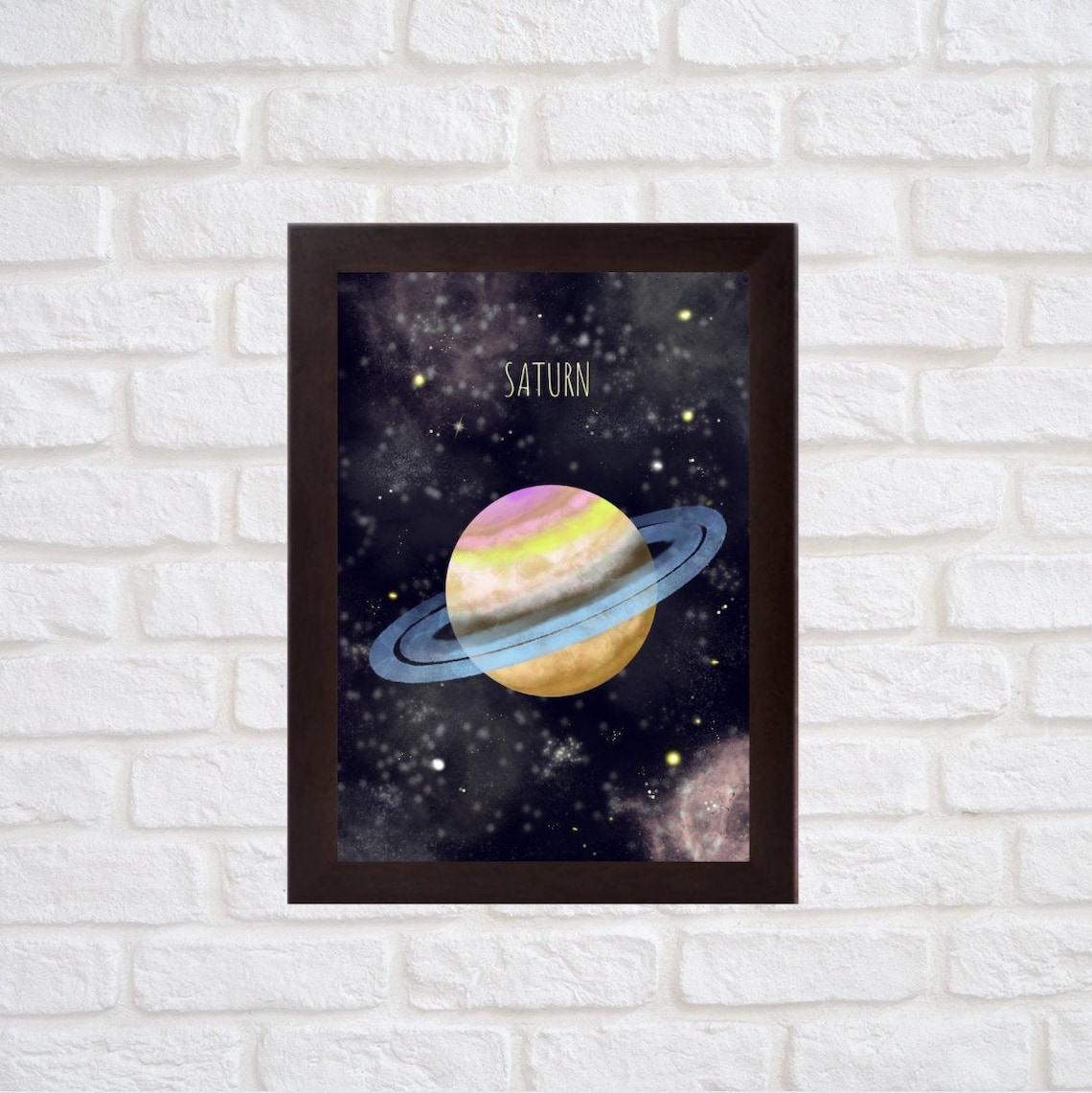 Outer Space Themed Wall Art for Kids BedroomSolar Etsy