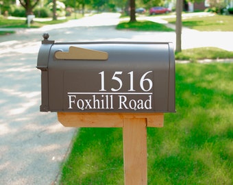 Outdoor Aufkleber | Briefkasten Aufkleber | Briefkasten Sticker | Strassennummer | Aufkleber | Adresse | Hausnummer | Briefkastenetikette | Mailbox-Kennung