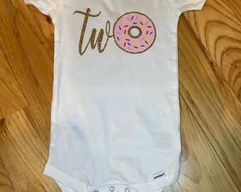 Donut Grow Up | 1st Birthday Onesie | 1st Birthday Shirt | ONE | two | Donut Themed Birthday | One | Birthday Outfit | Donut Bday | 2nd Bday