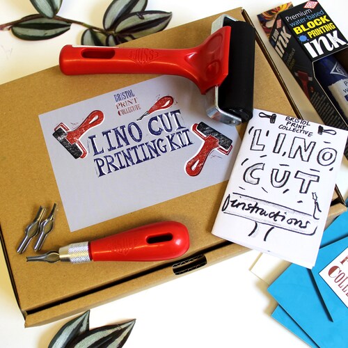 Essdee Lino Cutting and Printing Kit 23 Pieces Etsy UK