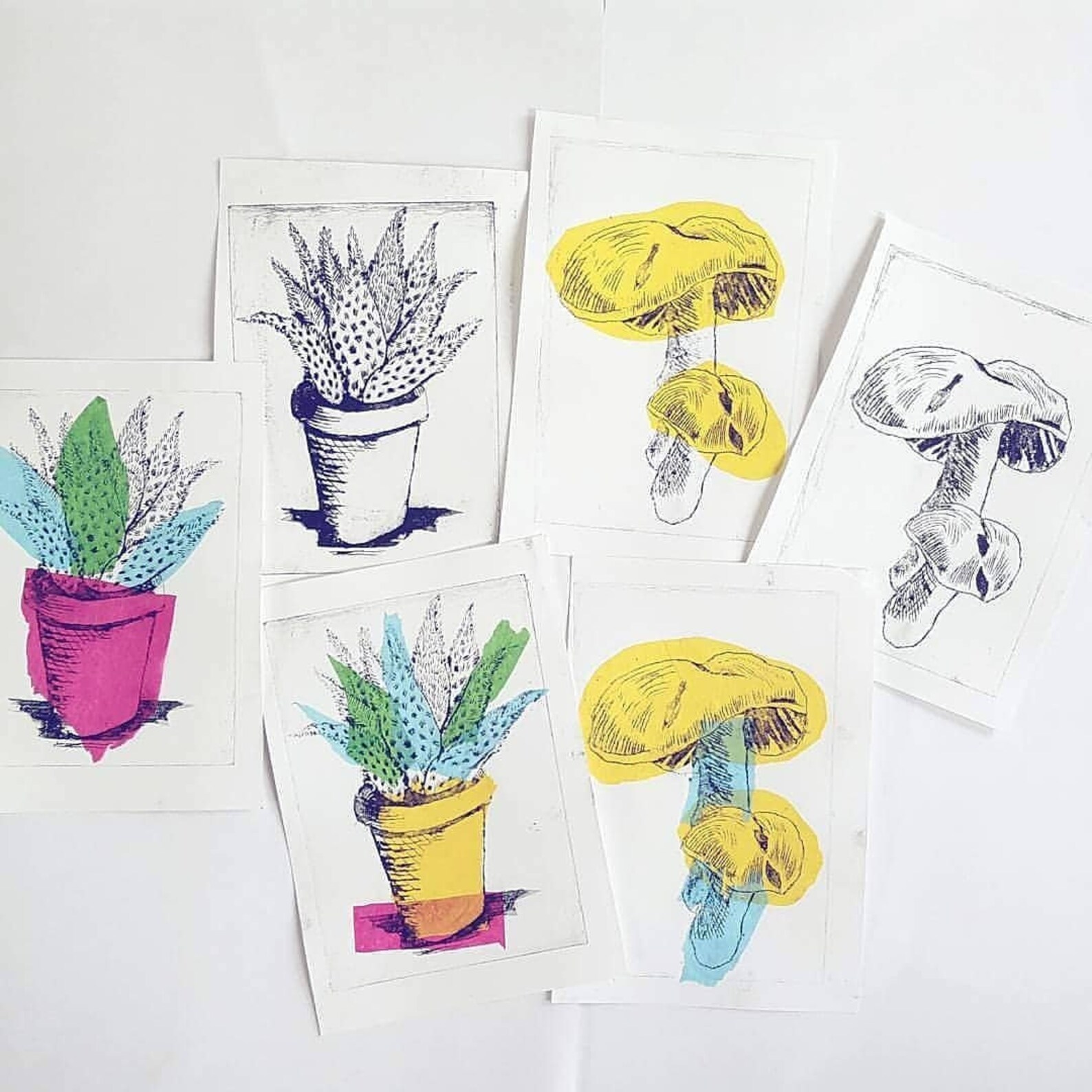 Colourful Drypoint Printmaking Kit Etsy