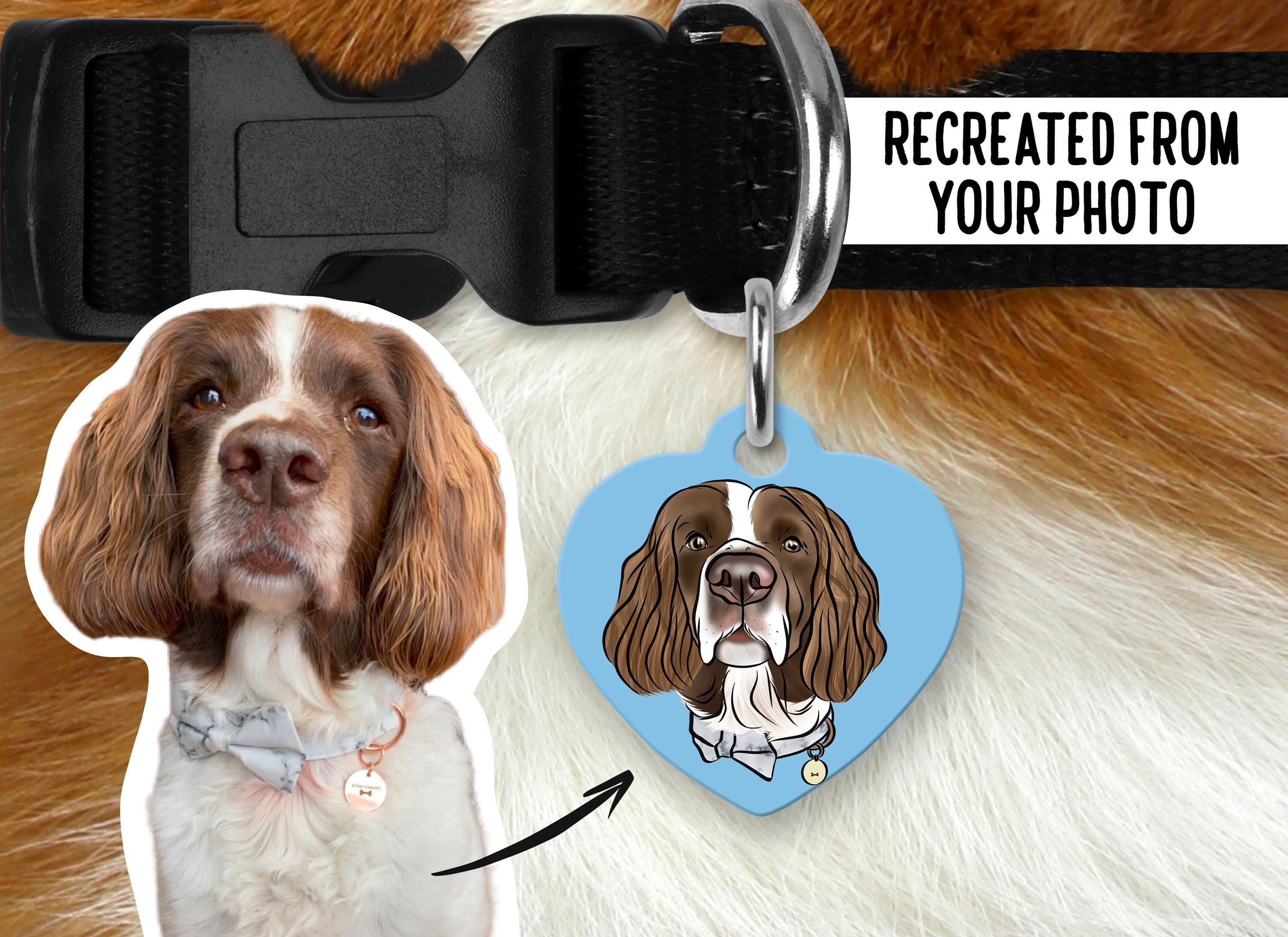 Cartoon Dog Tag - Etsy Cartoon Dog Tag - Etsy